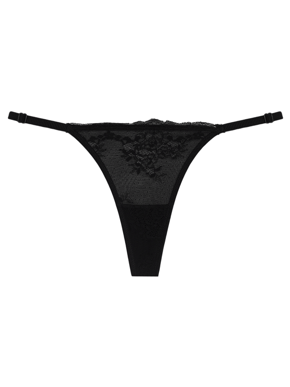 Etherea Lace Thong Brief - Black